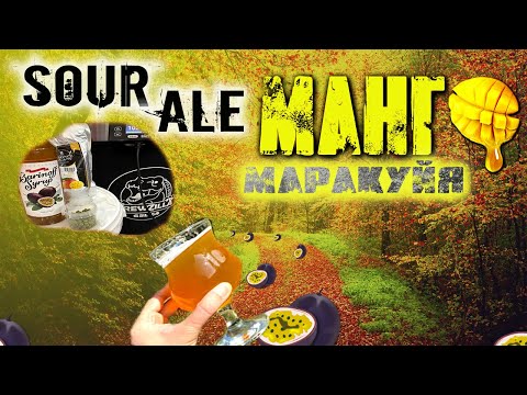 Видео: SOUR ALE МАНГО-МАРАКУЙЯ варка пива на BREWZILLA Gen4 65L!