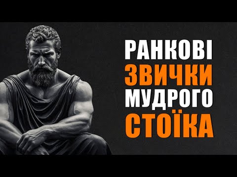 Видео: 10 РЕЧЕЙ ЯКІ ПОТРІБНО РОБИТИ ЩОРАНКУ (Рутина стоїків)