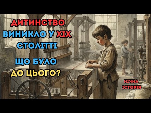 Видео: Поняття ДИТИНСТВО виникло у XIX столітті, а що було до цього? Нічна Історія