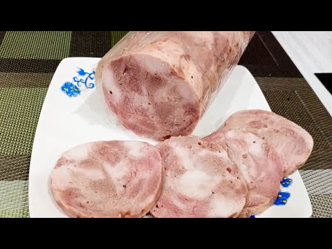 Видео: Диетическая домашняя колбаса из индейки. Простой рецепт!