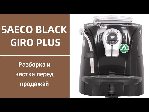 Видео: Saeco Black Giro Plus. РАЗБОР и ЧИСТКА