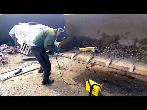Видео: Делаем кромку ковша на LW300F