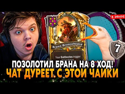 Видео: ПОЗОЛОТИЛ БРАННА НА 8 ХОД! ЧАТ ДУРЕЕТ с ЭТОЙ ЧАЙКИ! SilverName Сильвернейм Hearthstone