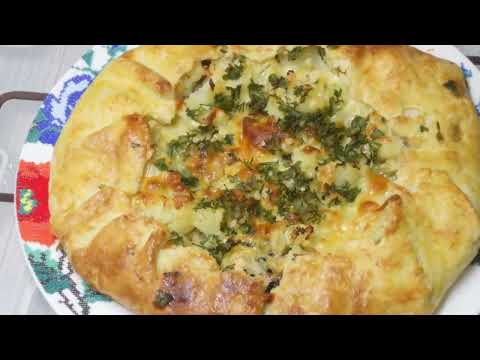 Видео: Вкуснее пиццы! Вкусный сытный МЯСНОЙ ПИРОГ / ГАЛЕТА с курицей и грибами тонком хрустящем тесте