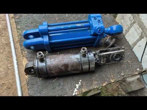 Видео: Замена гидроцилиндра навески катман 35.4