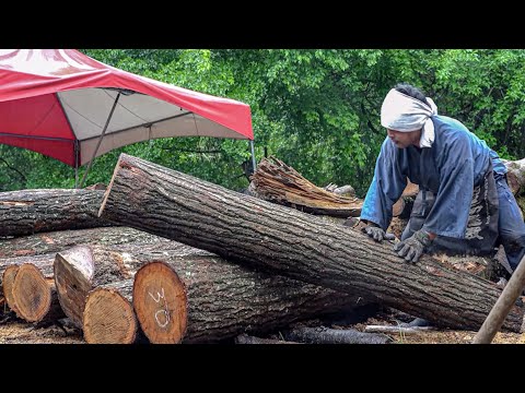 Видео: Изготовление угля по традиционным японским технологиям:Высококачественный уголь из специальных печей