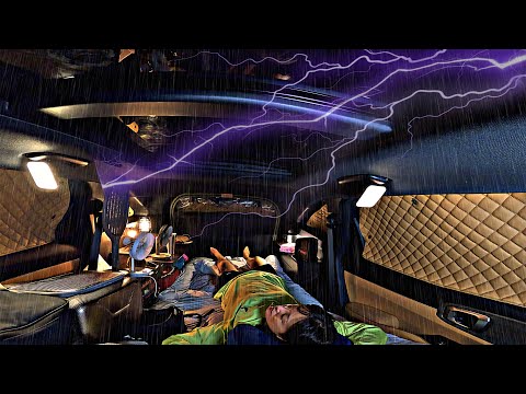 Видео: В грозу, Уютный автокемпинг. АСМР.