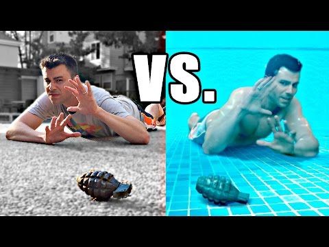 Видео: Как Выжить При Взрыве Гранаты