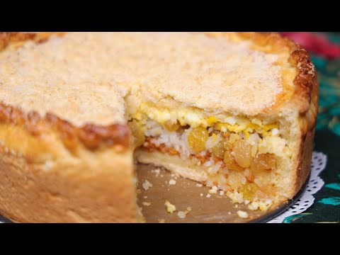 Видео: Губадия. Классический рецепт праздничного пирога. Татарская кухня