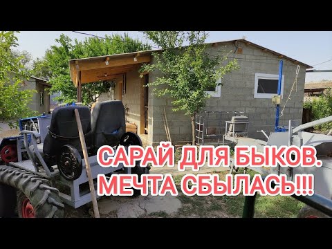Видео: 🐂Сарай для быков🐂Наша маленькая мечта.