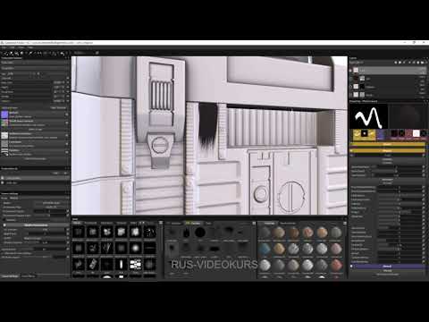 Видео: Substance Painter для новичков - полный курс: 10 - Кисти партиклы