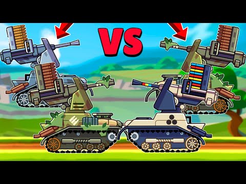 Видео: ИМБА В ПВП! ТАНК ЗЕНИТКА В БОЯХ 2 НА 2 Против ВСЕХ ТАНКОВ! Hills of Steel