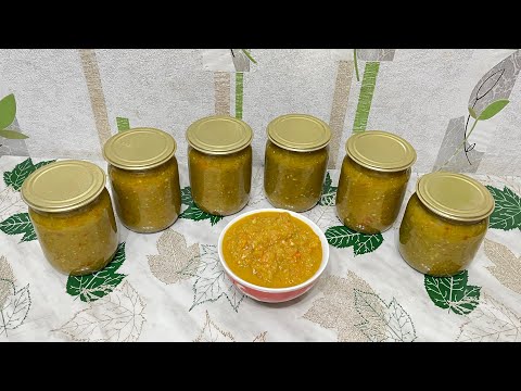 Видео: Икра из зеленых помидор на зиму  