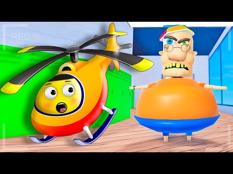 Видео: ПОБЕГ ИЗ ШКОЛЫ МИСТЕРА СПРИНКЛ НА ВЕРТАЛЕТЕ в ROBLOX!
