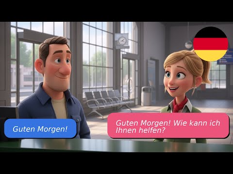 Видео: 5 простых диалогов на немецком языке А1 А2 – На вокзале | Вот как на самом деле говорят немцы!