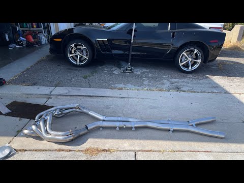 Видео: Установка коллектора C6 Corvette! (Длинные коллекторы Speed ​​Engineering)
