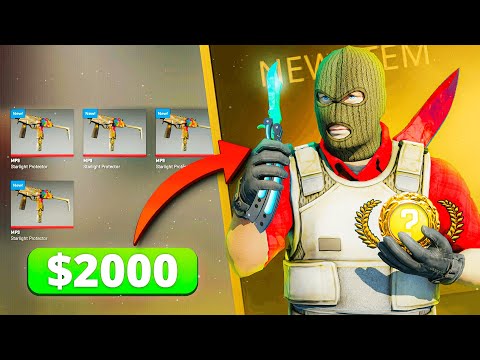 Видео: Я потратил 2000 долларов на KNIFE TRADEUPS...