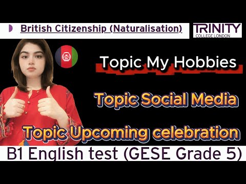 Видео: Тест по английскому языку B1 (GESE, 5 класс) | Британское гражданство SELT | Тринити-колледж Лонд...