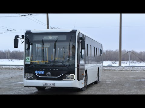 Видео: Автобус Yutong ZK6116HG (В 720 ХУ 122) покатушки по Барнаулу