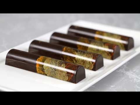 Видео: Дизайн шоколадных конфет | Шоколад «Осенние оранжевые листья»