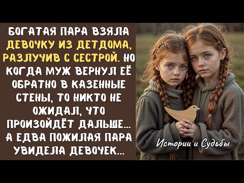 Видео: Богатая ПАРА взяла девочку из детдома, РАЗЛУЧИВ с сестрой