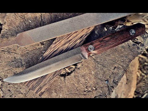 Видео: Изготовление походного ножа. (каминный хлеб вкусный)