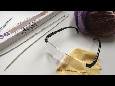Видео: Очки- лупы Зоркость + / Спицы Prym Ergonomics / Спицы Knit Pro