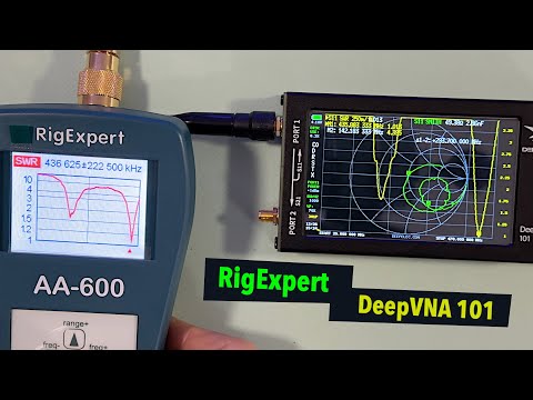 Видео: Антенные анализаторы RigExpert AA-600 и Deepelec DeepVNA 101. Сравниваем показатели
