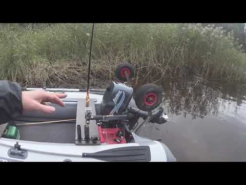 Видео: Рыбалка в Кобоне  Отзыв о пвх лодке river boats 330  Отзыв о китайском моторе sailor 5 0
