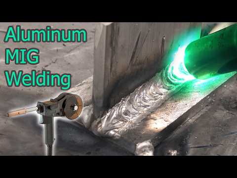 Видео: Сварка алюминия с помощью катушечного пистолета — взгляд новичка