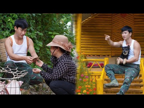 Видео: Генеральный директор Триеу Дан превратил небольшой деревянный дом в шедевр в дремучем лесу.