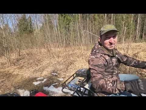Видео: Снег сошел.Топим квадроциклы в грязи