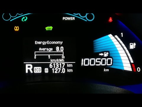 Видео: NISSAN LEAF с доп. батареей: СКОЛЬКО ПРОЕДЕТ?