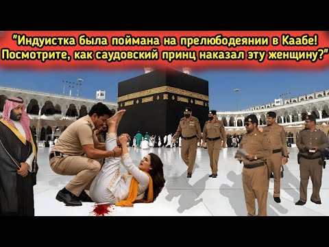 Видео: Индуистка поймана в Каабе! Смотрите, как отреагировал саудовский принц