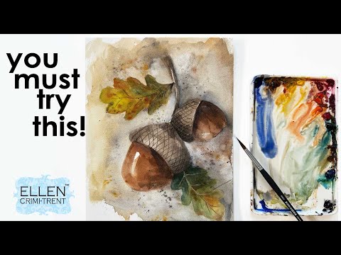 Видео: Акварельные техники для впечатляющих результатов!