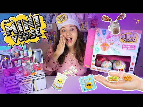 Видео: 🍜МИНИ КУЛИНАРНОЕ ШОУ С MGA’s MINIVEESE🍡собираем все миниатюрные рецепты