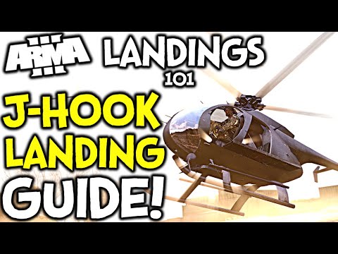 Видео: Руководство по посадке вертолёта в ArmA 3. Часть 1 ► Как быстро приземлиться! (ПОСАДКА С J-HOOK)