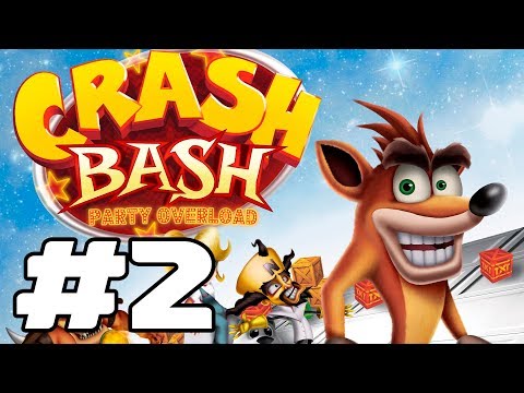 Видео: Прохождение Crash Bash (PS) #2 – Beach Ball, Tilt Panic, Pogo-a-Gogo, Space Bash, Desert Fox