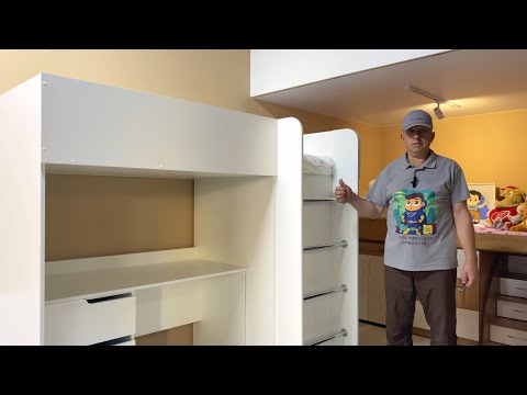 Видео: ЛІЖКО ГОРИЩЕ БР-3 ЗІ СТОЛОМ  -  ЗБІРКА