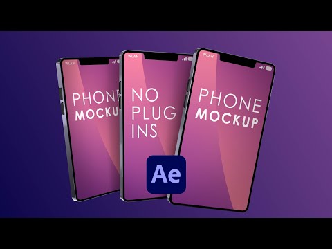 Видео: Настоящий 3D-макет телефона в After Effects | Урок