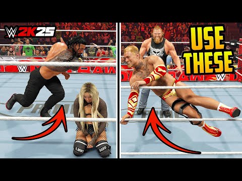 Видео: 40 приемов, которые стоит использовать в качестве завершающего удара в WWE 2K25