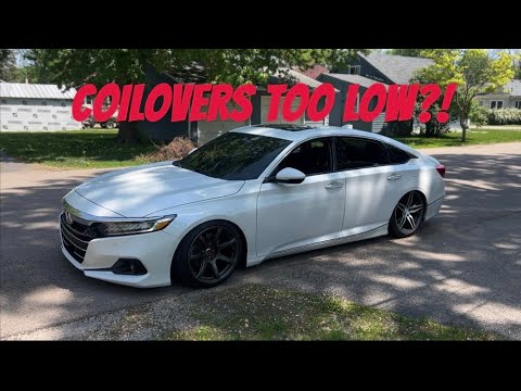 Видео: HONDA ACCORD 10-ГО ПОКОЛЕНИЯ ПОЛУЧАЕТ КОЙЛОВЕРЫ (МАКСИМАЛЬНО!!)