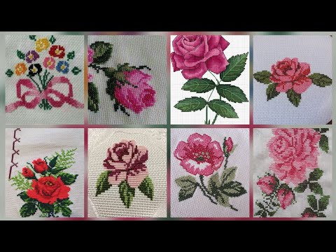 Видео: 100+ потрясающих и элегантных цветочных схем для вышивки крестом || Charsuti Kerhai Ideas For Eve...
