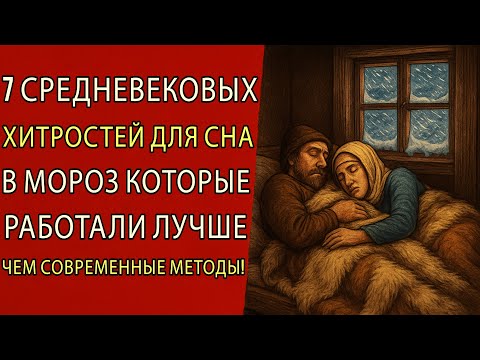 Видео: 7 средневековых хитростей для сна в холоде, которые работали лучше, чем современные методы!