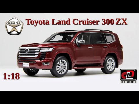 Видео: Toyota Land Cruiser 300ZX🔹LCD🔹Обзор масштабной модели 1:18