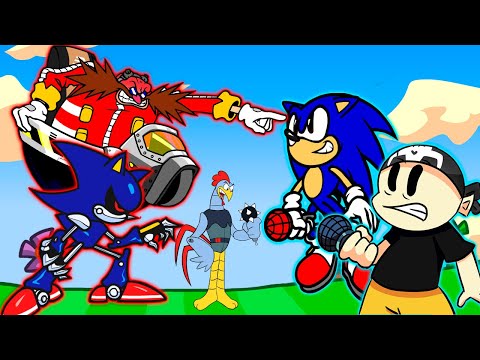 Видео: СОНИК, ЭГГМАН И КАКОЙ-ТО ПЕТУХ ПРОТИВ ВИТТИ ► Friday Night Funkin' Sonic and the Seven Symphonies