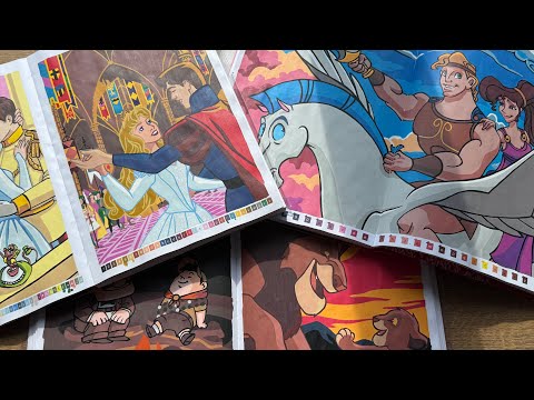 Видео: Раскраски hachette | Больше 50 готовых работ