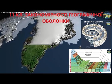 Видео: Географія.11 кл.Урок 8.Закономірності географічної оболонки