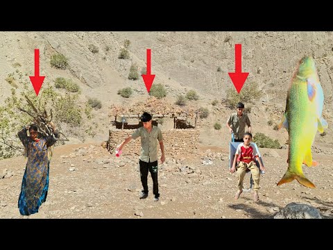 Видео: Кочевая жизнь: захватывающая рыбалка в бурных реках и сбор дров в самом сердце гор