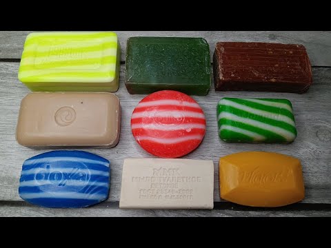 Видео: Soap Cutting🧼ASMR🔪Резка сухого мыла 90